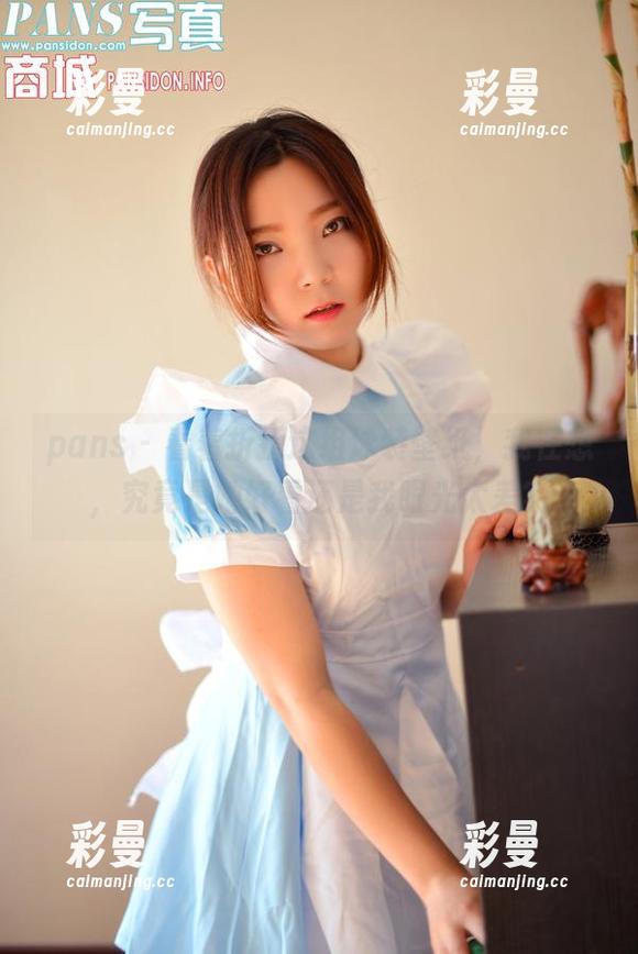 pans-折折 pans - 看着折折这组泳装壁纸,我在想,究竟是她好看还是我眼光太差?
