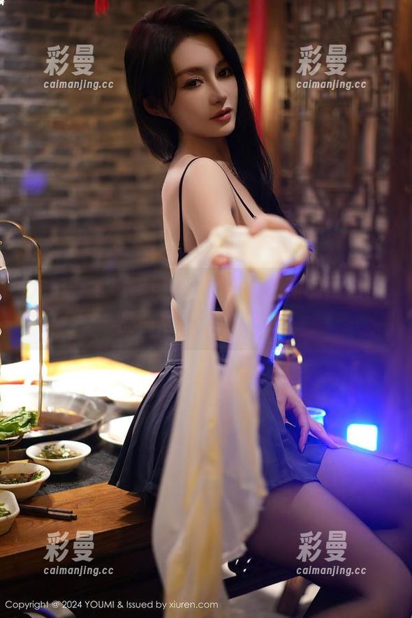 尤蜜荟-娜娜TINA 尤蜜荟 - 哦,娜娜TINA带来新的网袜作品,居然这么别致?