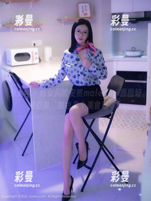 秀人网 - 修女风的安然maleah，原图好像在说‘我也是个美食家’！